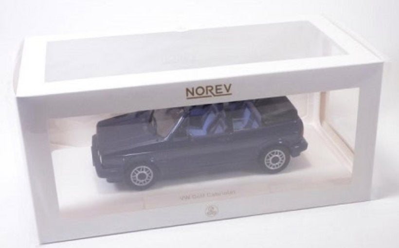 VW Golf Cabriolet Quartett '92 Blauw 1/18 NOREV ref. 188628, Hobby en Vrije tijd, Modelauto's | 1:18, Verzenden, Nieuw, Auto, Norev