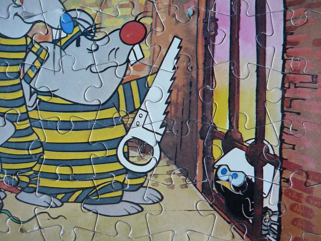 Jig Saw puzzel Calimero, Hobby en Vrije tijd, Ophalen of Verzenden, Minder dan 500 stukjes