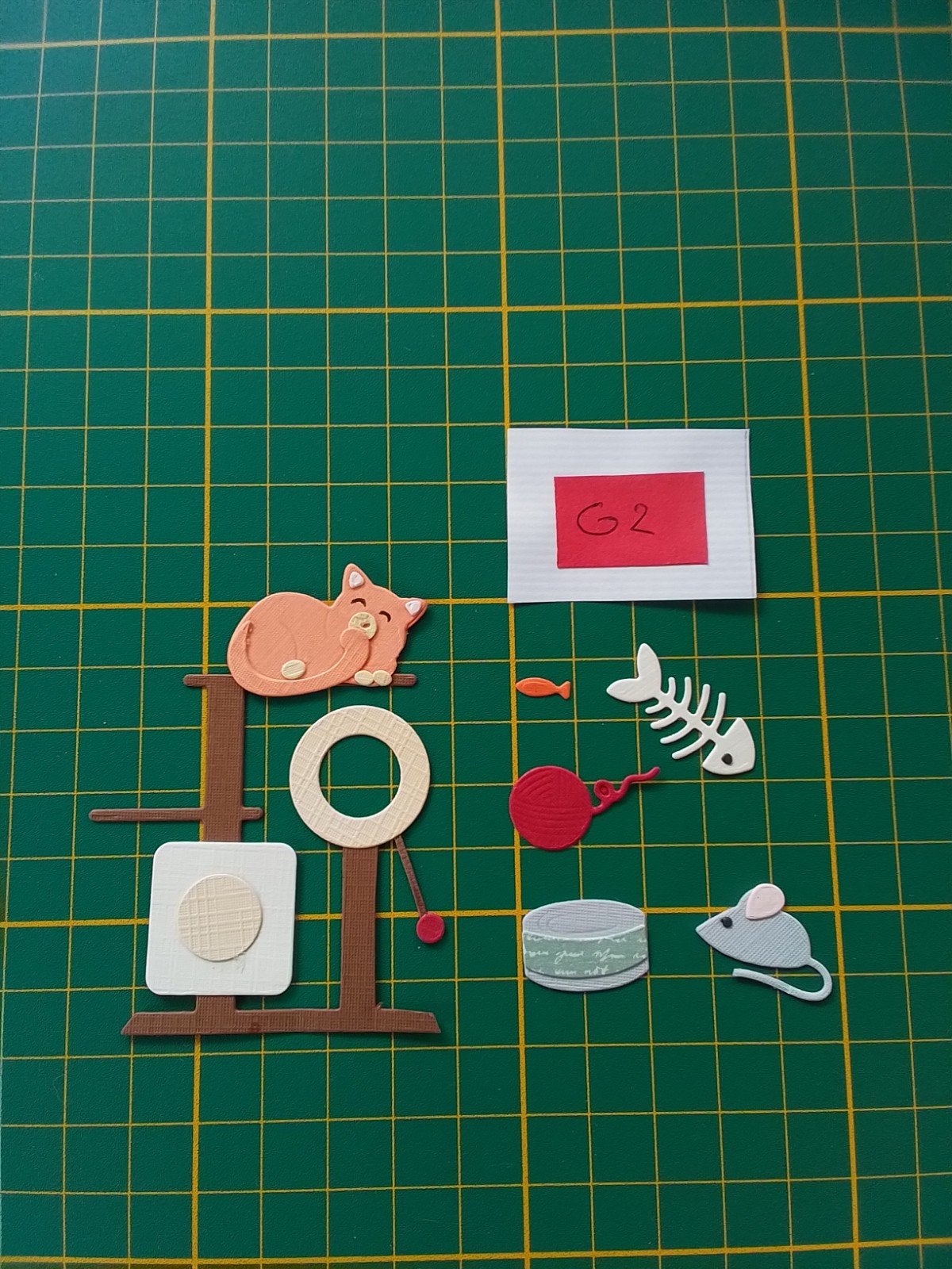 G2 Stansjes katen accessoires met krabpaal, Ophalen of Verzenden, Nieuw, Overige thema's, Overige typen