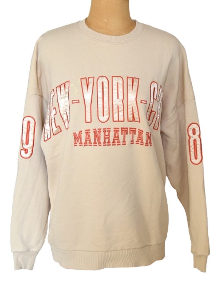 Costes sweater, NYC trui, crème, Mt. S, Overige kleuren, Verzenden, Zo goed als nieuw, Costes