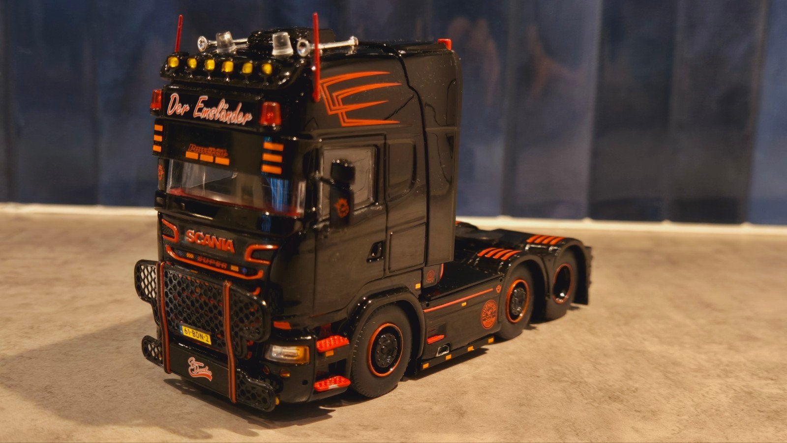 Tekno Schulze Scania "Der Emsländer", Ophalen of Verzenden, Gebruikt, Bus of Vrachtwagen, Tekno