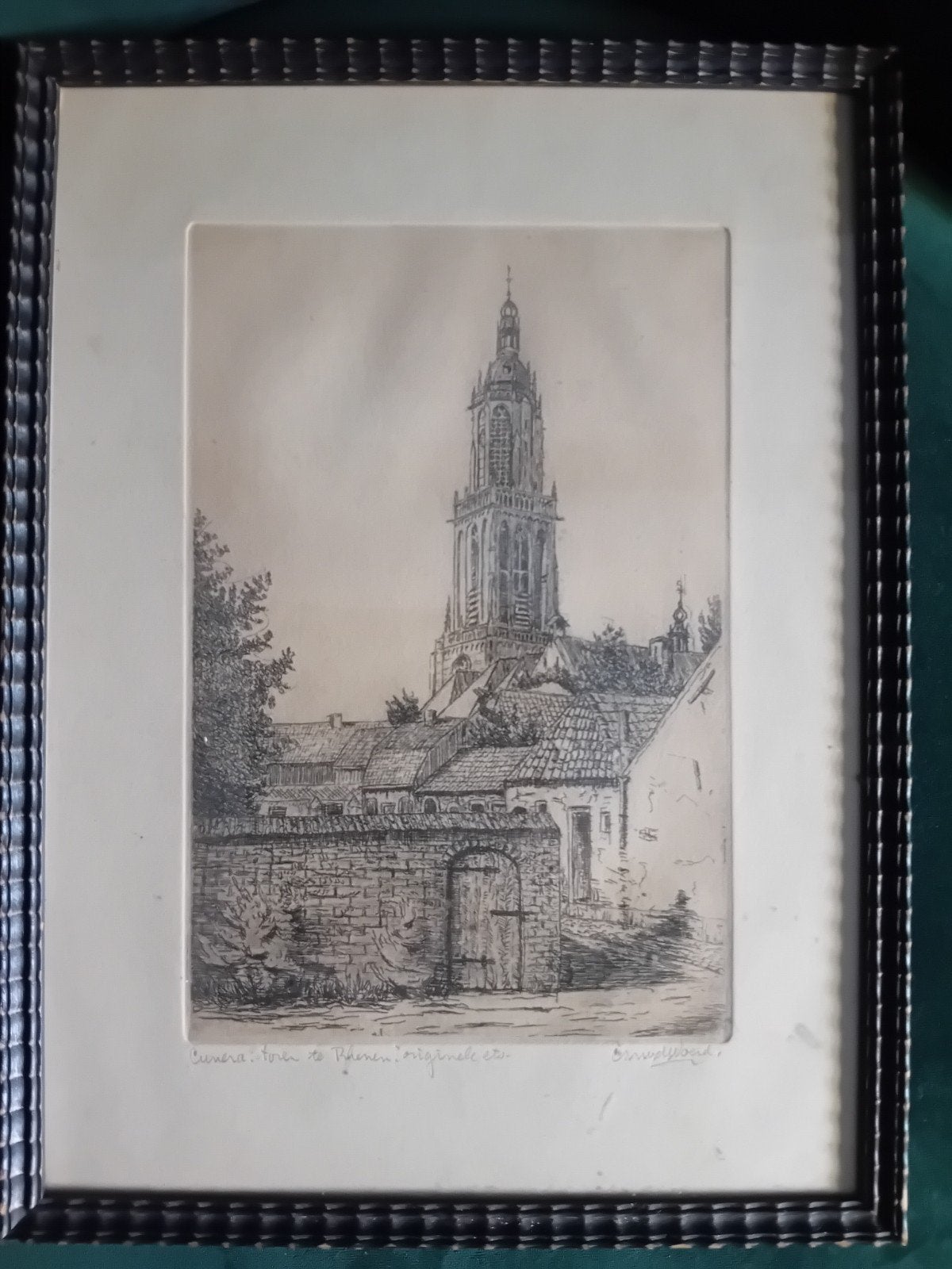 Cunera toren Rhenen van C.M. v.d. Woerd, Ophalen