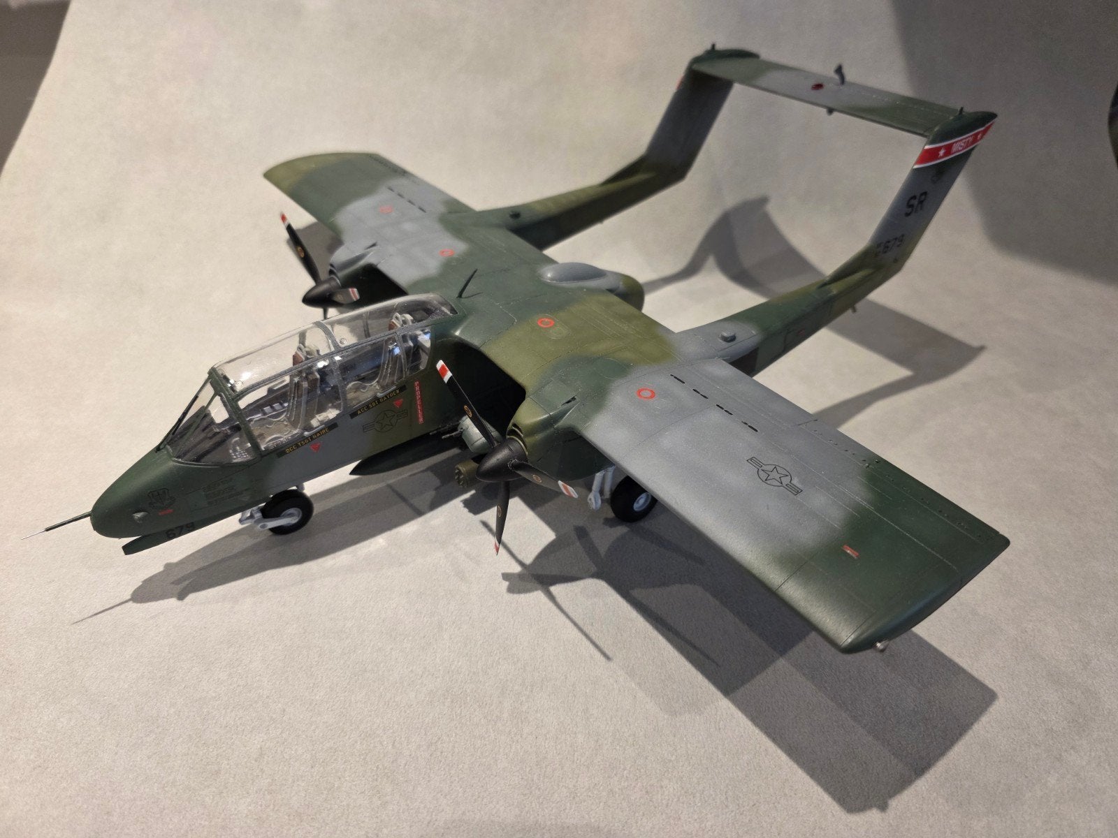 Gebouwd schaalmodel 1:32  OV-10A Bronco, Ophalen, Schaalmodel