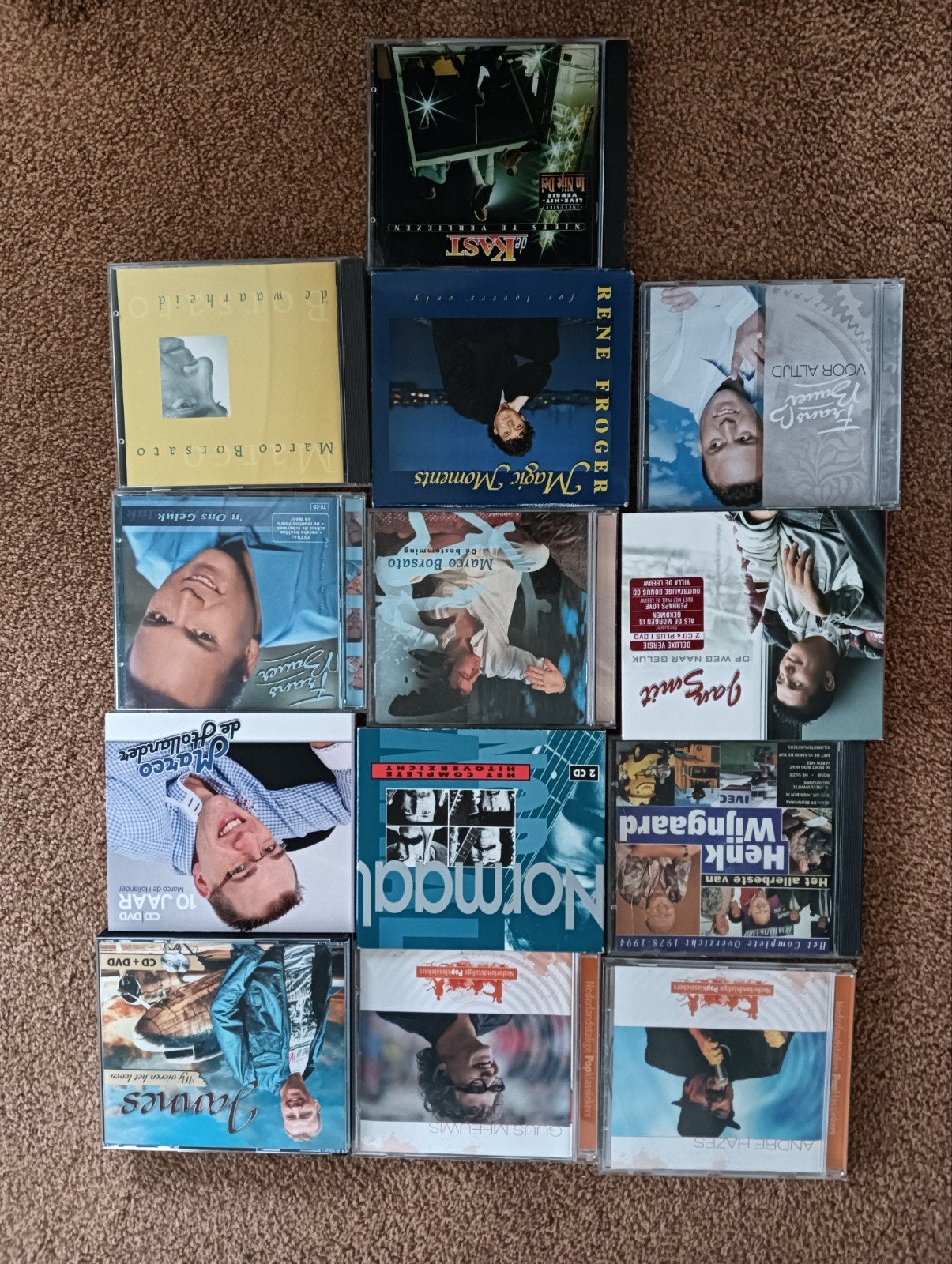 Diverse Nederlandse CD's: Marco Borsato, René Froger, Jannes, Gebruikt, Ophalen of Verzenden, Pop, Inclusief doosje