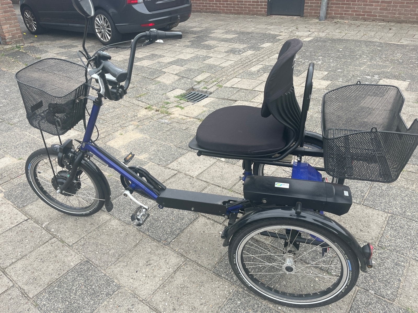 Zitdriewieler 20” met verstelbaar stuur !, Ophalen, Zo goed als nieuw, Velgrem