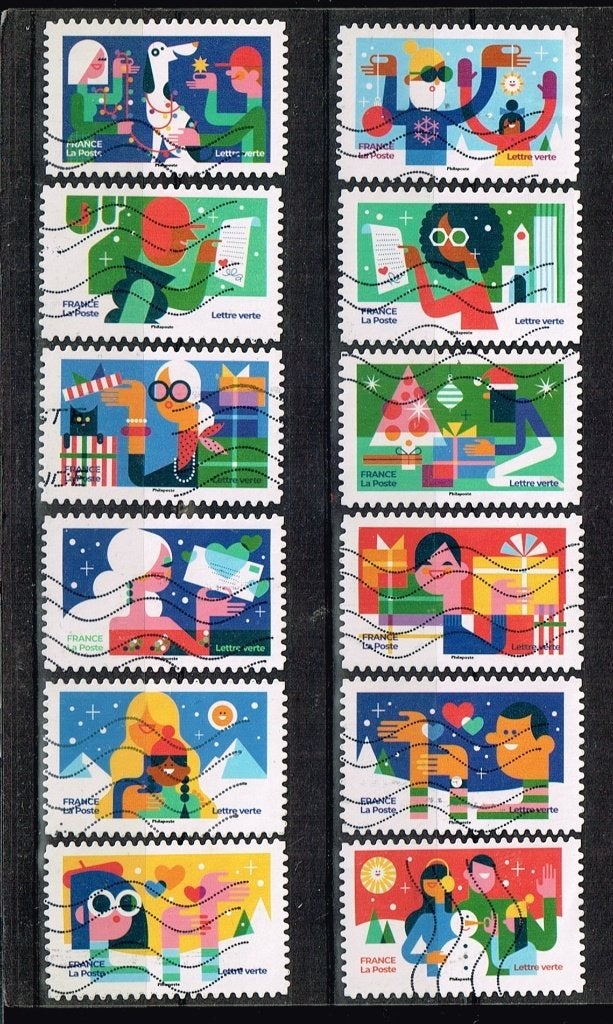 Postzegels uit Frankrijk - K 5161 - denken aan elkaar, Verzenden, Gestempeld