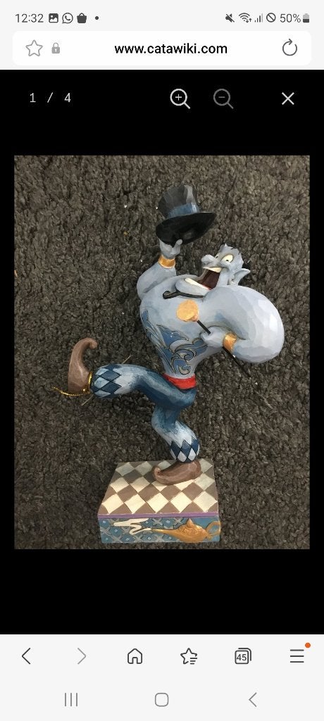 Figurine - Genie - Aladdin - Born Showman, Verzamelen, Disney, Ophalen of Verzenden, Overige figuren, Nieuw, Beeldje of Figuurtje