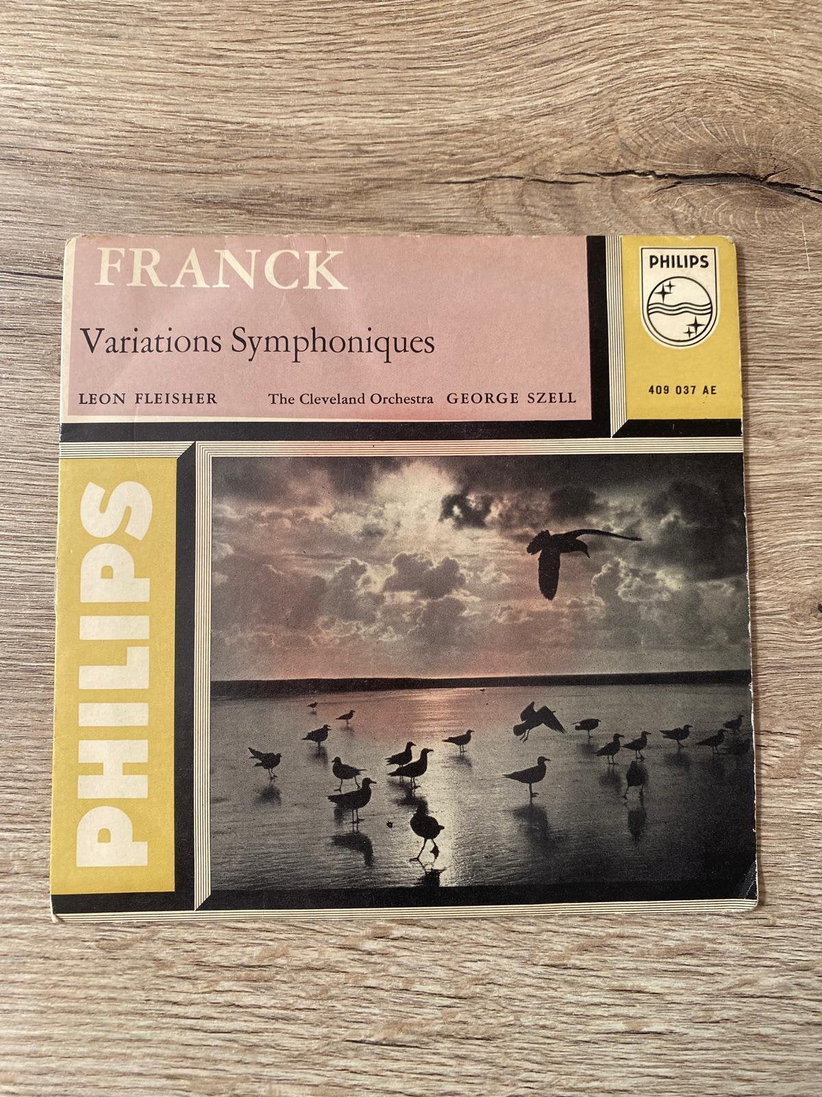 Vintage Franck EP – Variations Symphoniques | Philips, Gebruikt, Ophalen of Verzenden, Romantiek, EP
