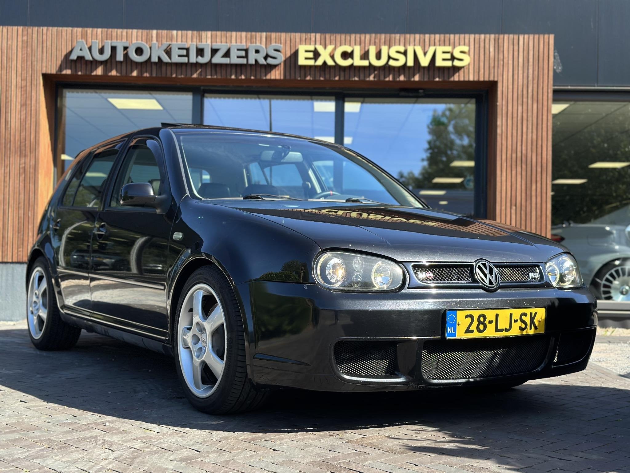 Volkswagen Golf 2.8 V6 4Motion Schuifdak Recaro DAB+ Leer Cr, Gebruikt, Zwart, 700 kg, Elektrische ramen