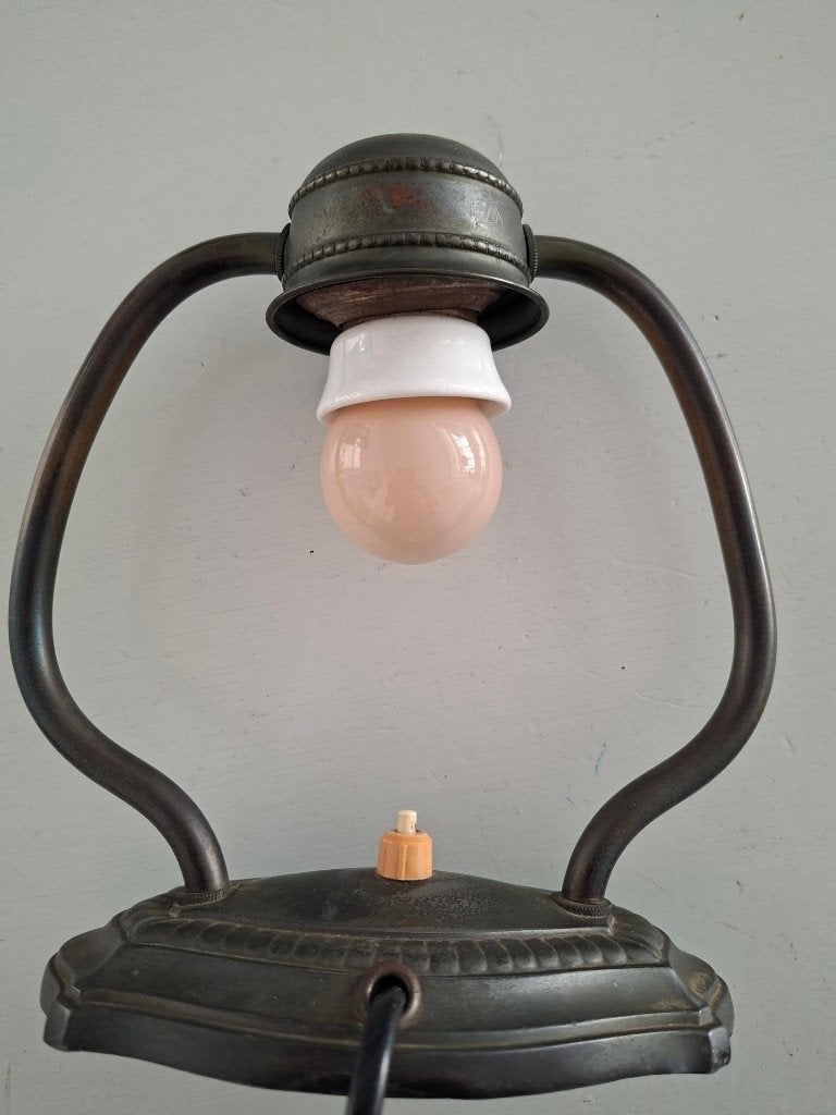 vintage art nouveau bureaulampje tafellamp begin 20e eeuw, Antiek en Kunst, Antiek | Lampen, Ophalen of Verzenden
