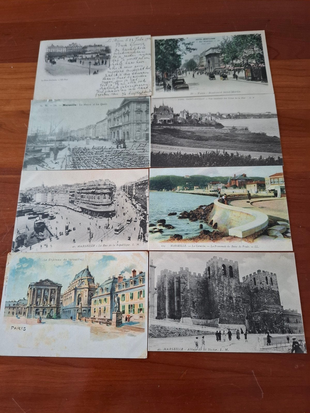 8 Oude Ansichtkaarten Frankrijk - Begin 1900, Ophalen of Verzenden, Voor 1920, Frankrijk