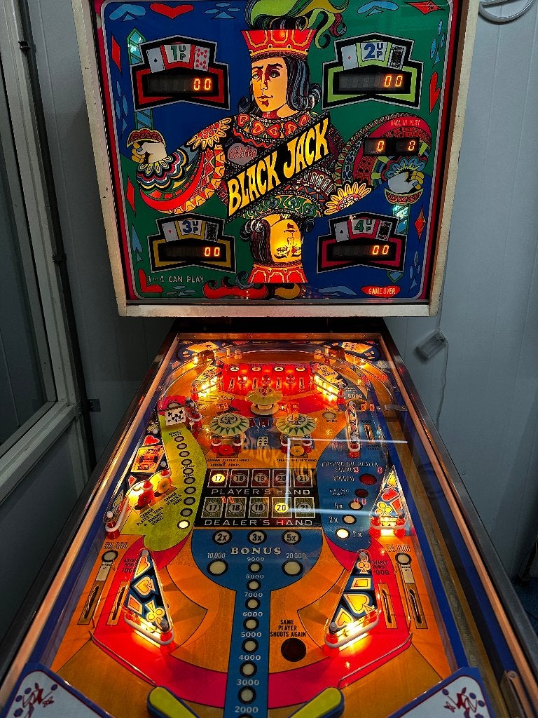 Flipperkast Black Jack, Ophalen, Gebruikt, Mechanisch, Bally