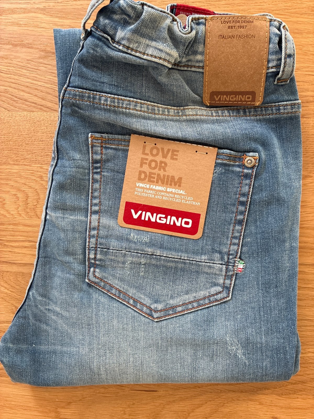 Vingino spijkerbroek maat 170, nieuw met kaartjes, Ophalen of Verzenden, Nieuw, Jongen, Broek