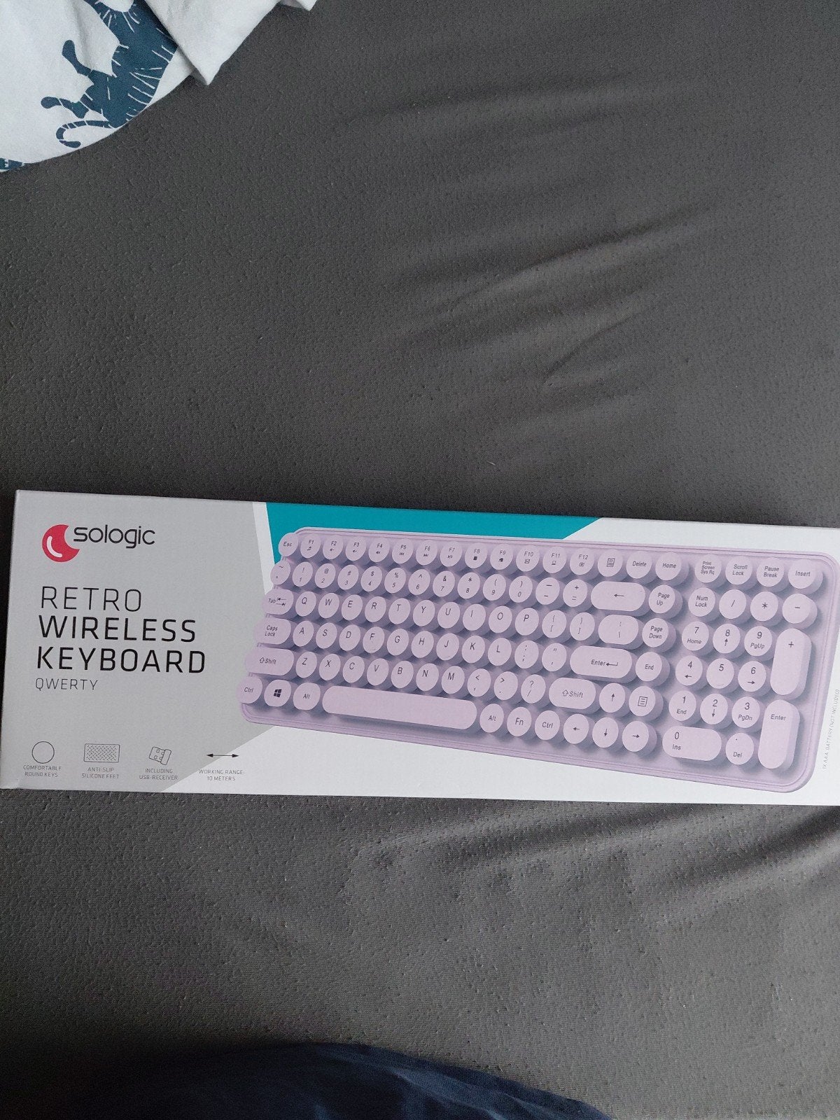 Sologic Retro wireless keyboard, Computers en Software, Toetsenborden, Verzenden, Nieuw