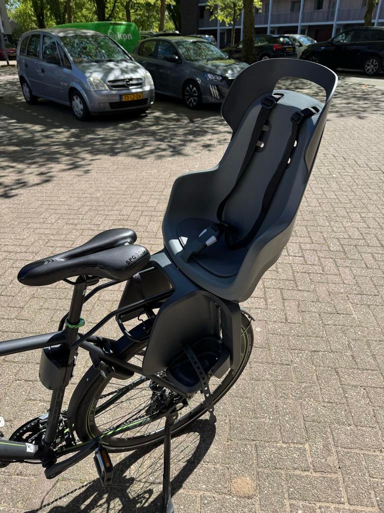 Bobike Maxi Go fietszitje met framebevestiging, Fietsen en Brommers, Fietsaccessoires | Fietsstoeltjes, Ophalen, Zo goed als nieuw
