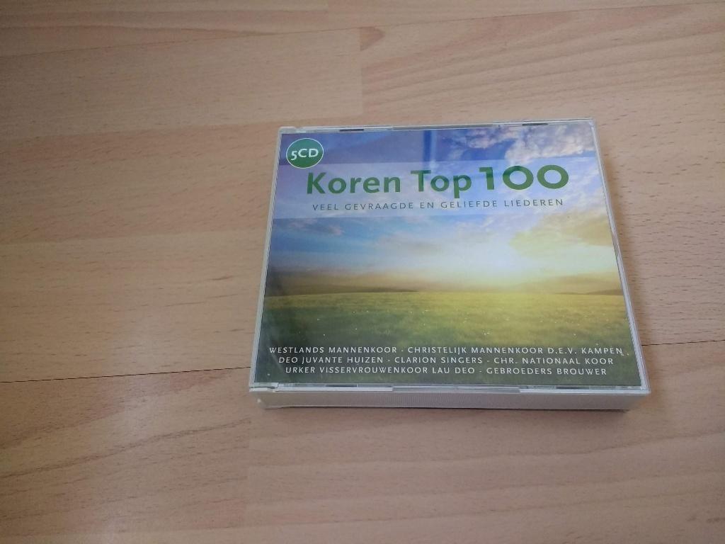 cd Koren Top 100, veel gevraagde en geliefde liederen 5 cd's, Ophalen of Verzenden, Zo goed als nieuw, Koren of Klassiek
