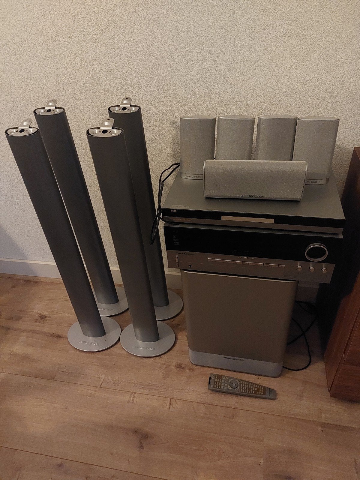 Harman Kardon Home Cinema Set met DVD-speler, Gebruikt, 70 watt of meer, 5.1-systeem, Dvd-speler
