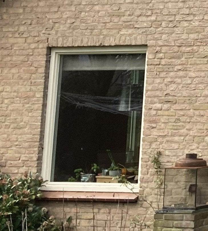 Raam inclusief kozijn (120* 146), Ophalen, Gevelraam of Ruit, Gebruikt, 120 tot 160 cm