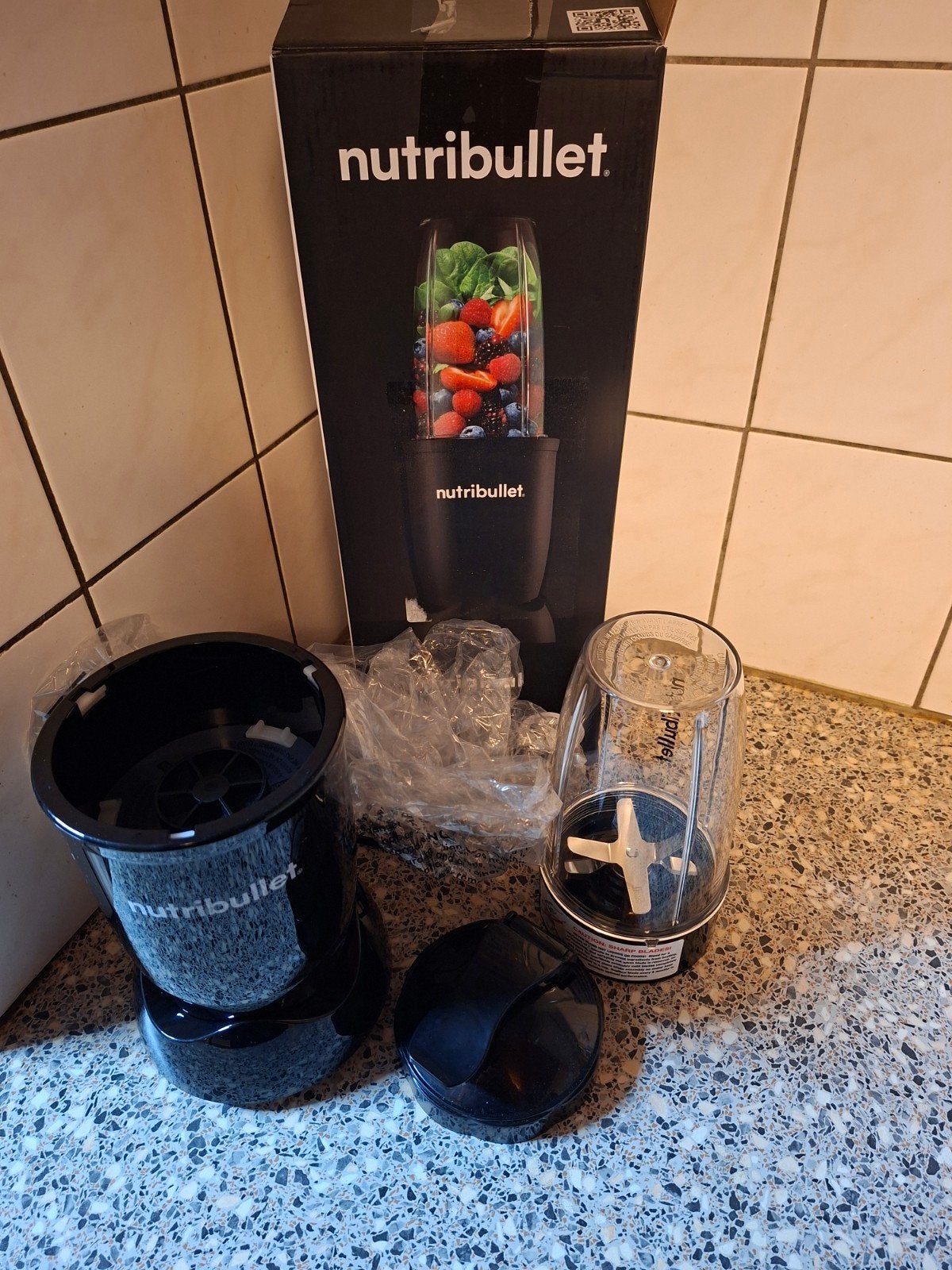 nutribullet 500W zo goed als nieuw, Ophalen of Verzenden, Zo goed als nieuw, Blender