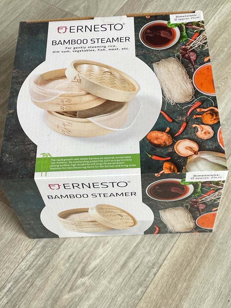 Bamboo stomer steamer dim sum rijst nieuw, Ophalen of Verzenden, Nieuw