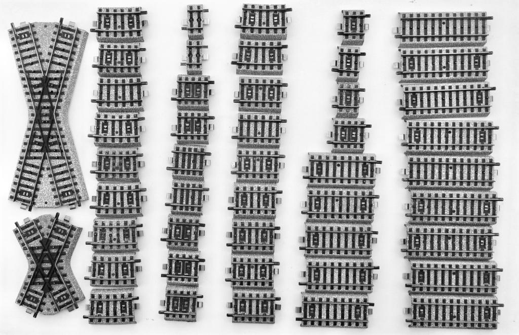Marklin 45 passtukjes en 2 kruisingen, Hobby en Vrije tijd, Modeltreinen | H0, Wisselstroom, Gebruikt, Rails, Ophalen of Verzenden