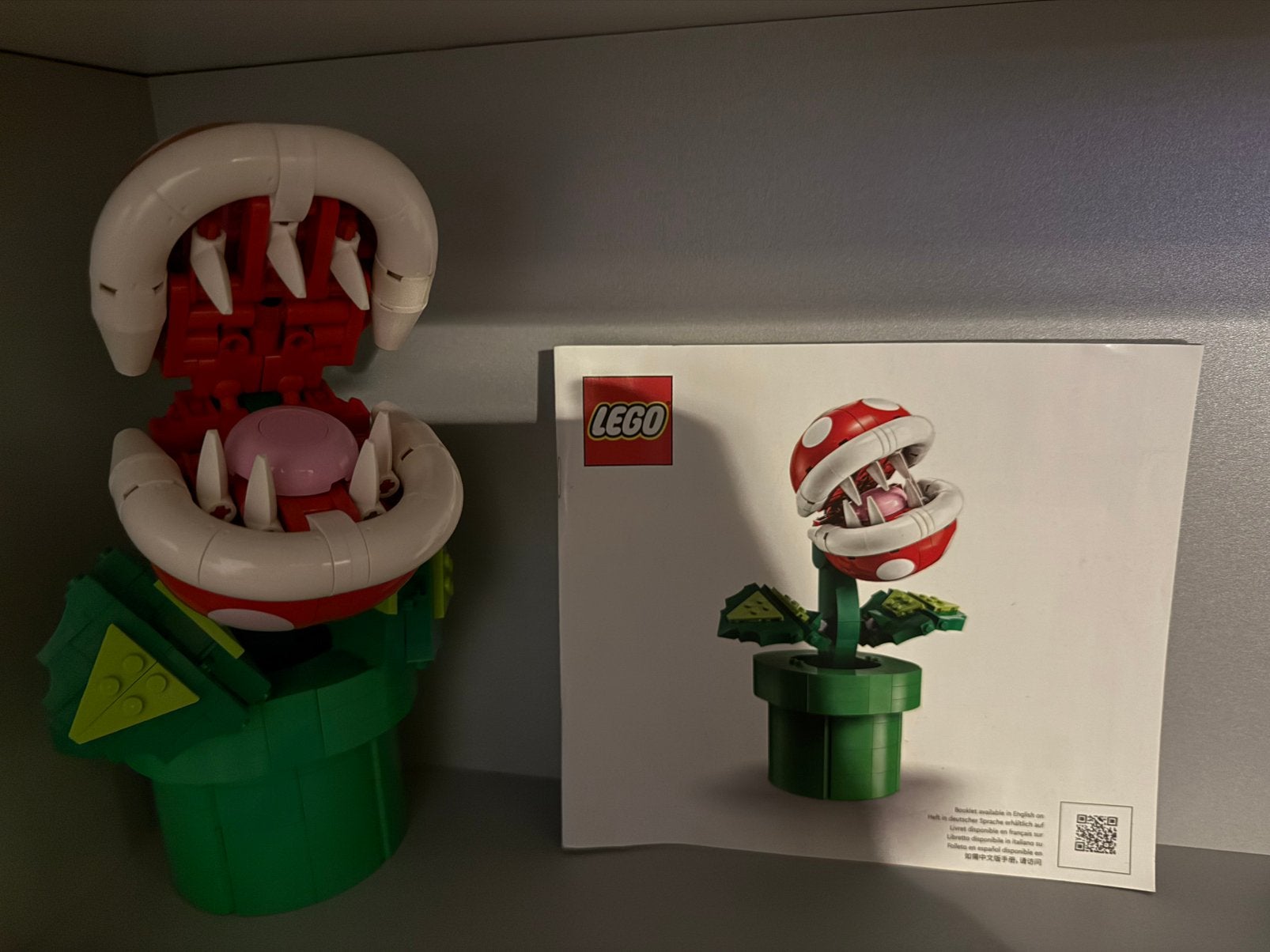 Lego Super Mario Piranha Plant, Ophalen of Verzenden, Zo goed als nieuw, Overige merken