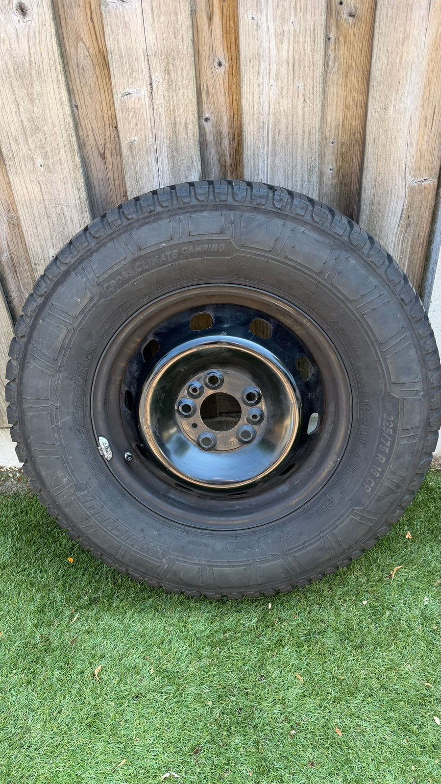 4 Michelin Camper banden met stalen velgen, Auto-onderdelen, Banden en Velgen, Ophalen, 16 inch, Banden en Velgen, All Season