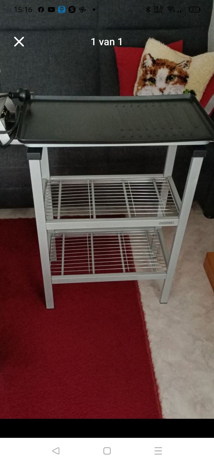 Bakplaat, Ophalen of Verzenden, Zo goed als nieuw, 25 tot 50 cm, Minder dan 100 cm