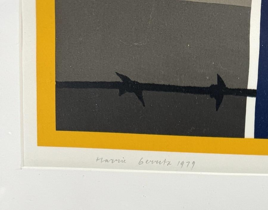 1146. Zeefdruk, Harrie Gerritz - "De Ontmoeting", ca. 1978, Ophalen of Verzenden