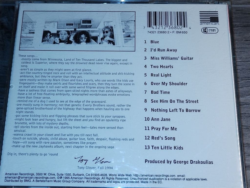 The Jayhawks - Tomorrow The Green Grass, Ophalen of Verzenden, Zo goed als nieuw