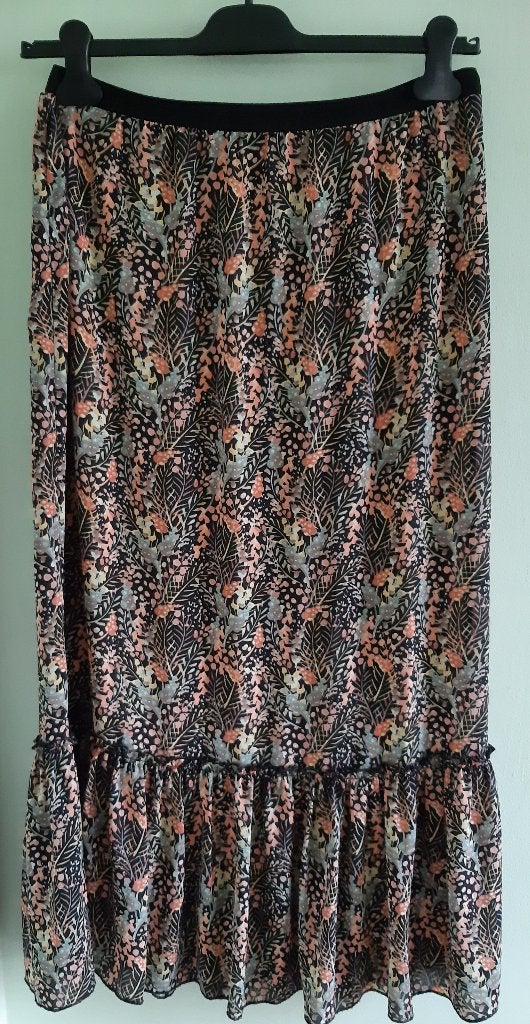 Geisha Maxi Rok met Bloemenprint - Maat S/36, Kleding | Dames, Geisha, Meerkleurig, Nieuw, Ophalen of Verzenden