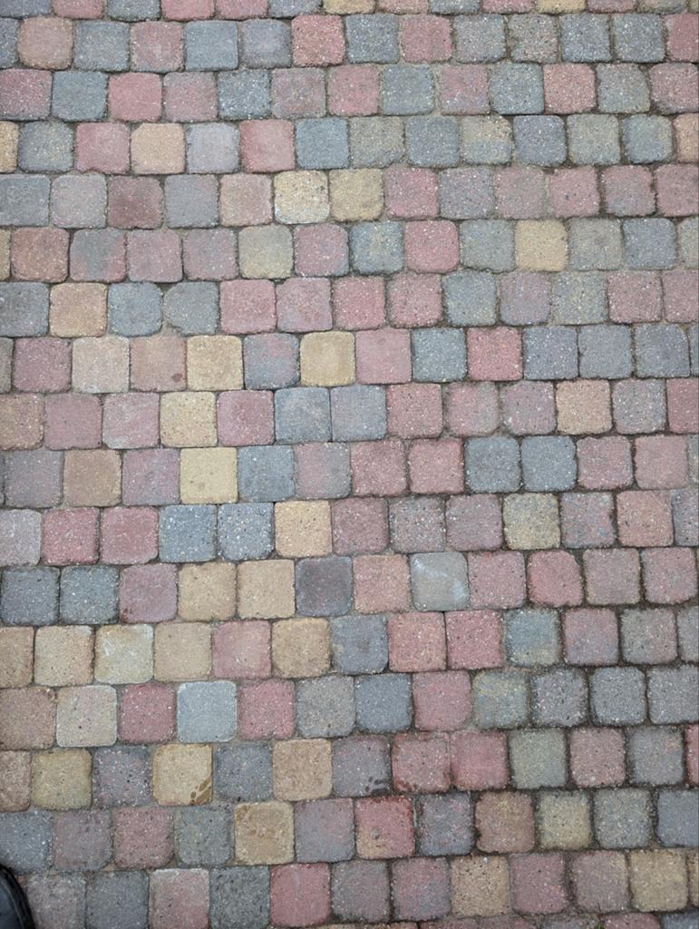 Kinderkopjes / sierklinkers mixkleur, Ophalen, Gebruikt, Beton, Klinkers