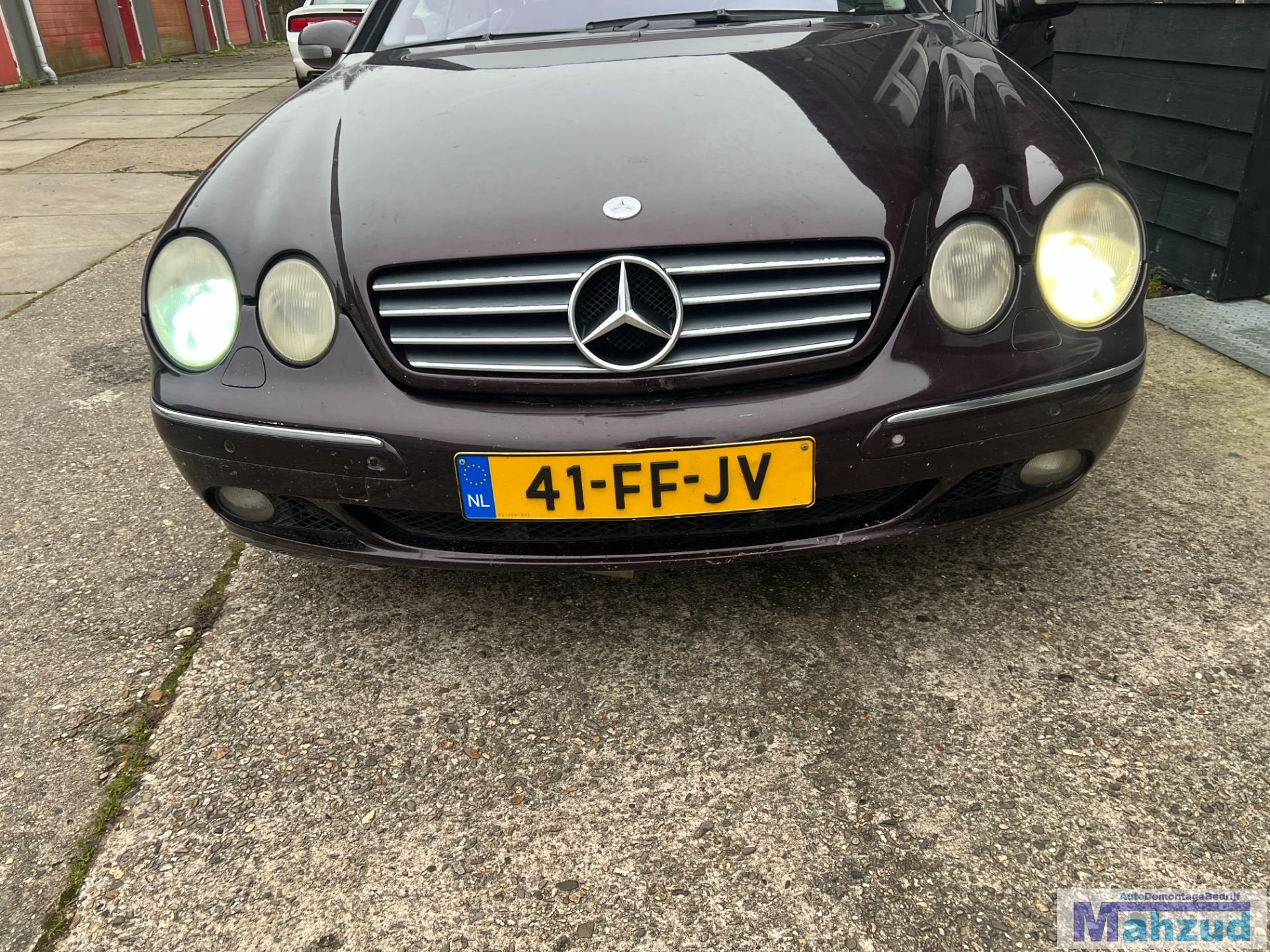 MERCEDES CL (215) Paars 182 voorbumper 1999-2005, Gebruikt, Mercedes-Benz AG, Mercedes-Benz, Ophalen of Verzenden