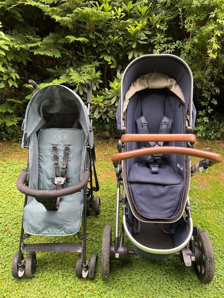 Joolz Geo 2 met gratis luiertas en gratis reisbuggy, Gebruikt, Verstelbare duwstang, Ophalen, Kinderwagen