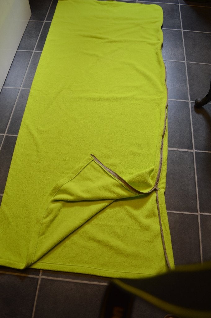 mooie kwaliteit 1x gebruikte FLEECE SLAAPZAK /binnenslaapzak, Caravans en Kamperen, Kampeeraccessoires, Zo goed als nieuw, Ophalen of Verzenden