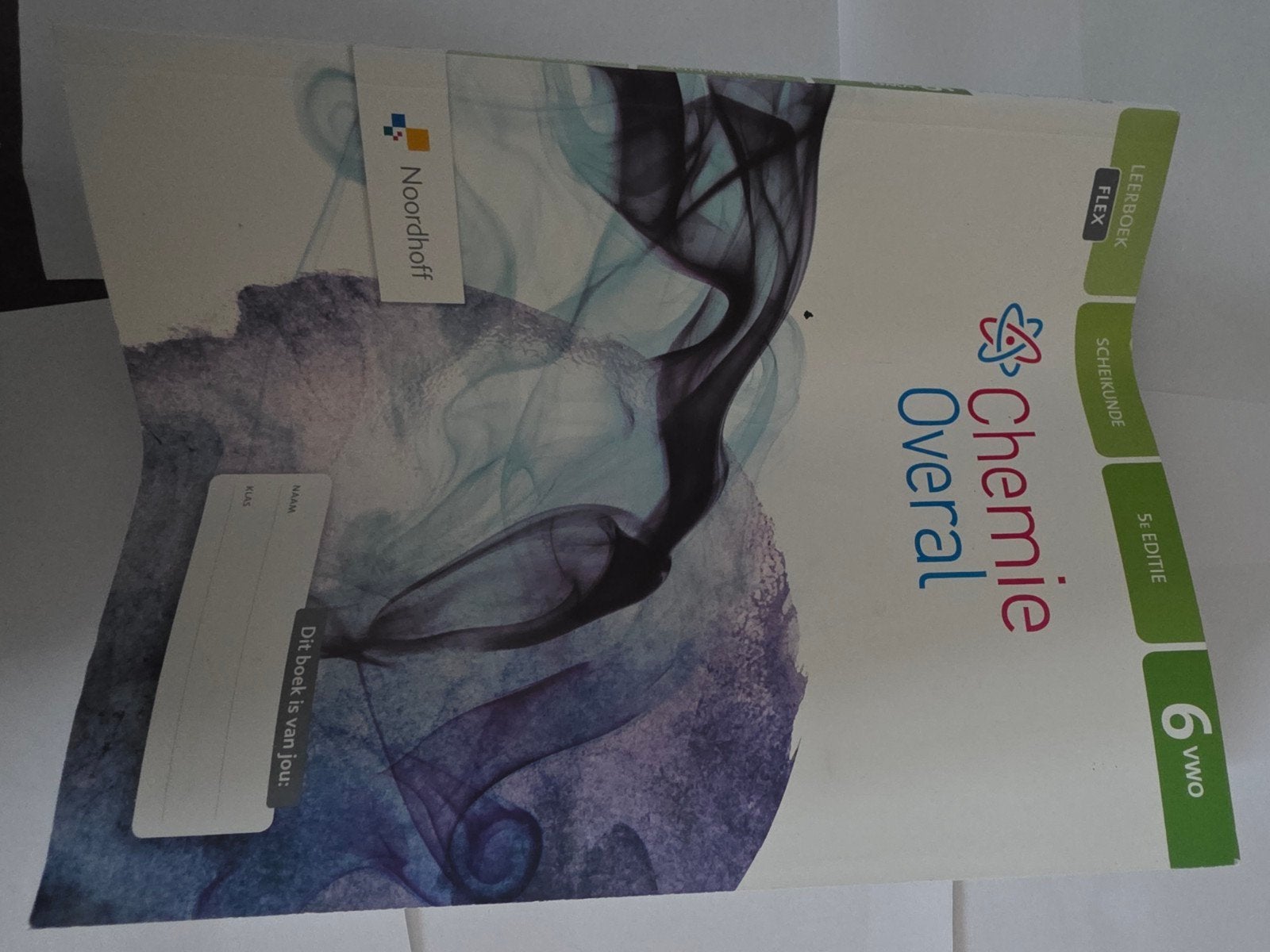 Chemie Overal 6 VWO Scheikunde Leerboek Flex Noordhoff, Boeken, Ophalen of Verzenden, Zo goed als nieuw, VWO, Scheikunde