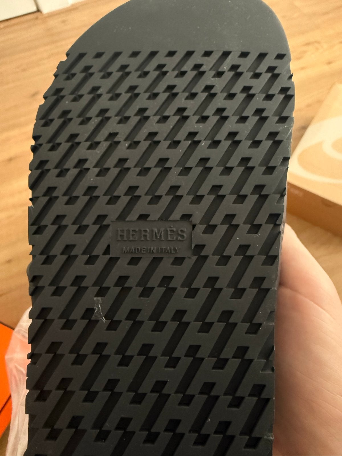 Hermès slippers, Kleding | Heren, Verzenden, Nieuw, Zwart, Slippers