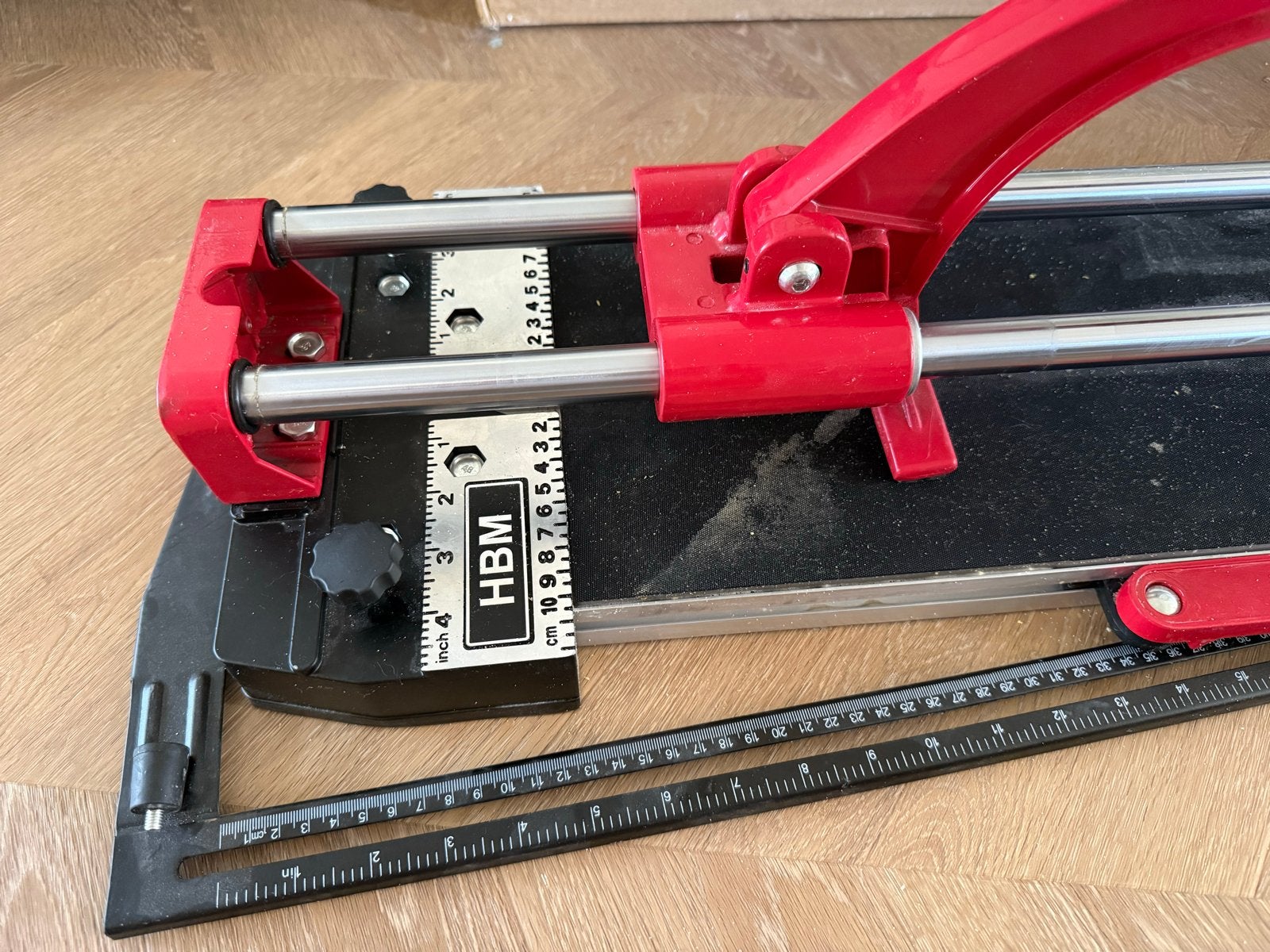 HBM 40-800 mm/4-80cmTegelsnijder, Ophalen, Gebruikt