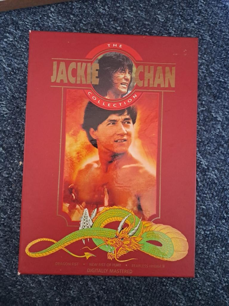 Jackie Chan - box (dvd), 1960 tot 1980, Ophalen of Verzenden, Zo goed als nieuw, Actie en Avontuur