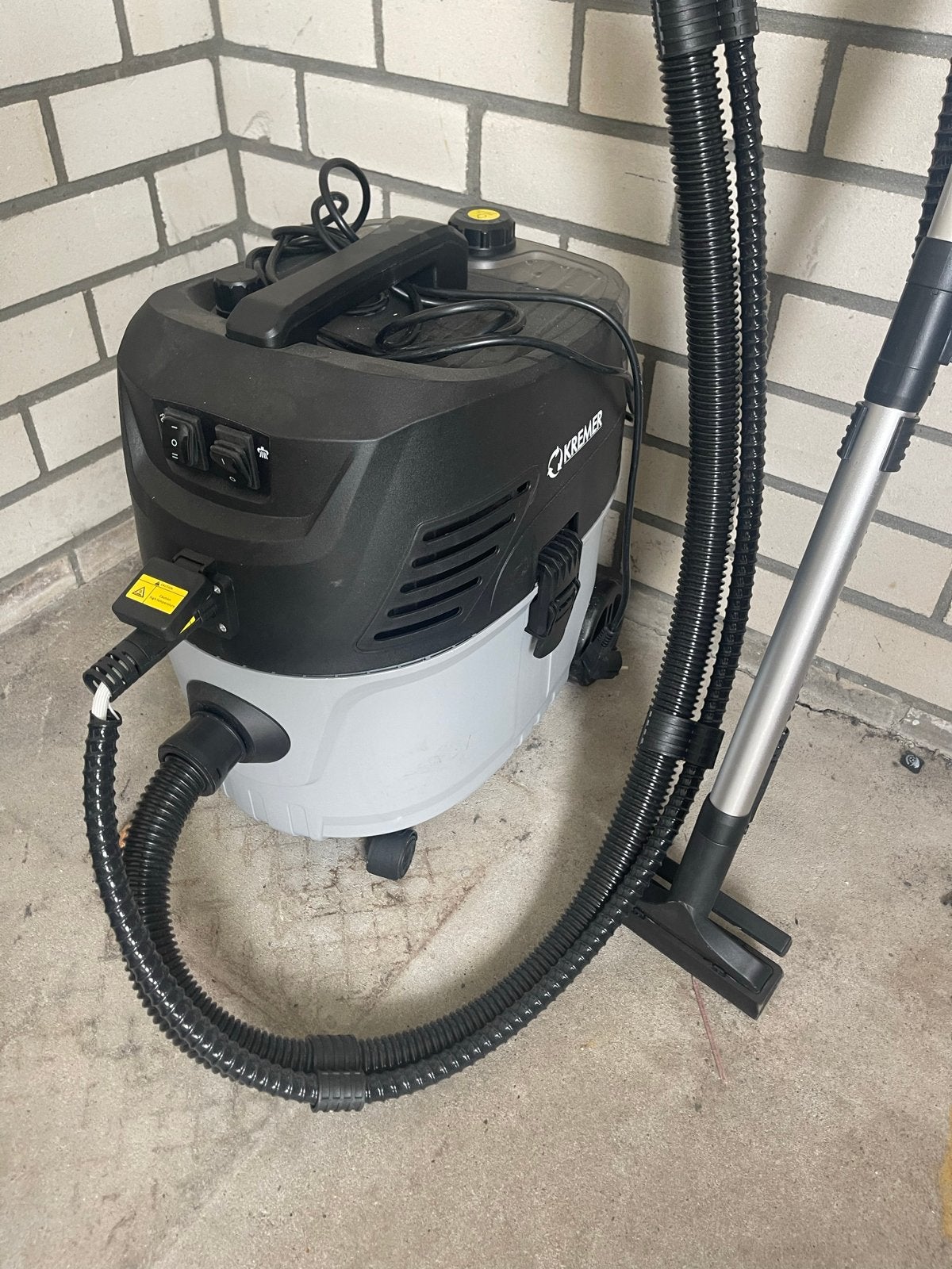 Kremer KR35S Stoom- en Waterstofzuiger 2100W 30L, Witgoed en Apparatuur, Gebruikt, Ophalen of Verzenden, 2000 watt of meer, Waterstofzuiger