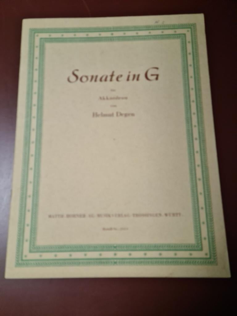 Sonate in G, Gebruikt, Klassiek, Ophalen of Verzenden, Artiest of Componist