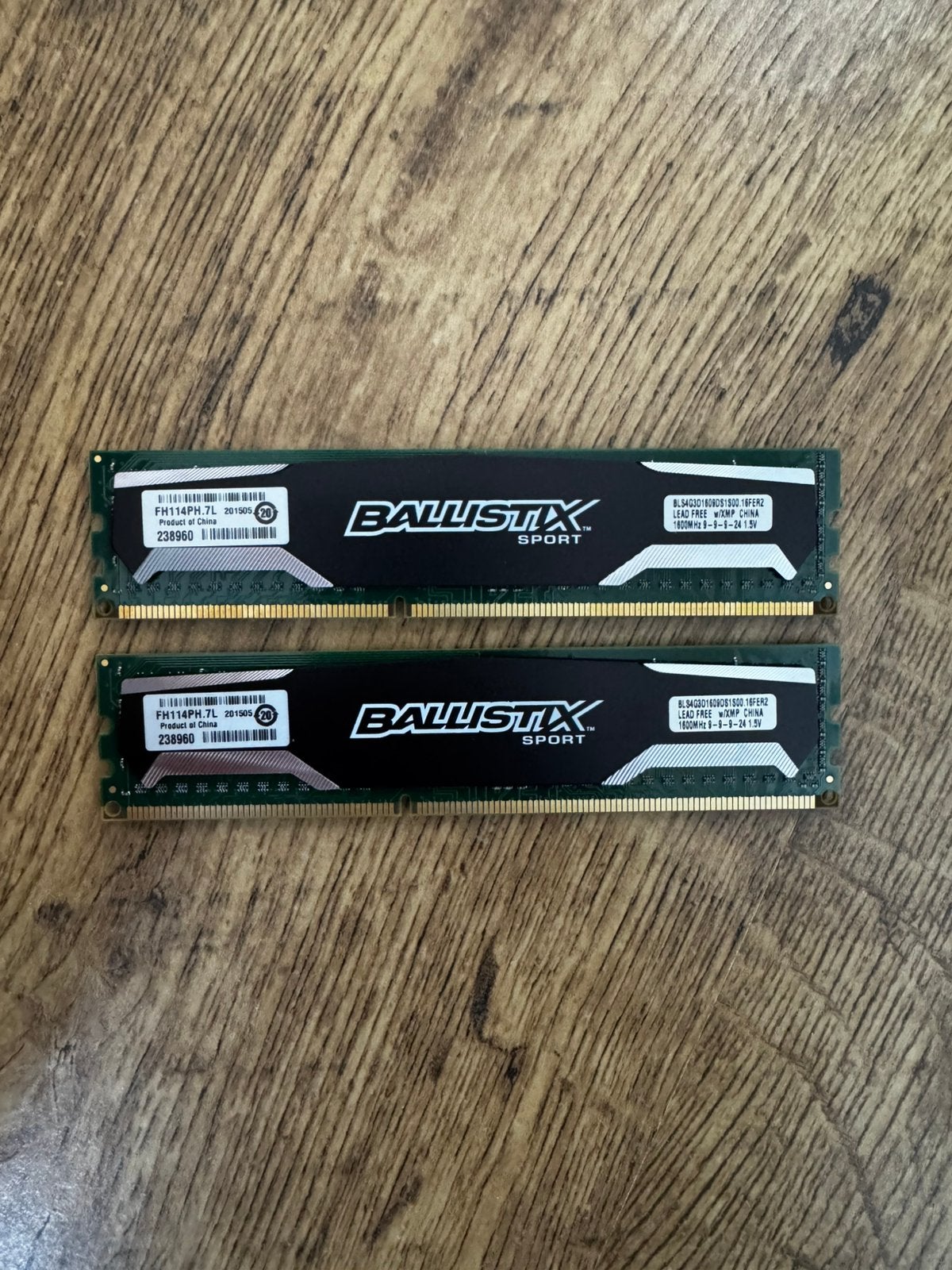 Crucial Ballistix Sport DDR3 Geheugen – 8GB (2x4GB) 1600MHz, Gebruikt, 8 GB, DDR3, Ophalen of Verzenden
