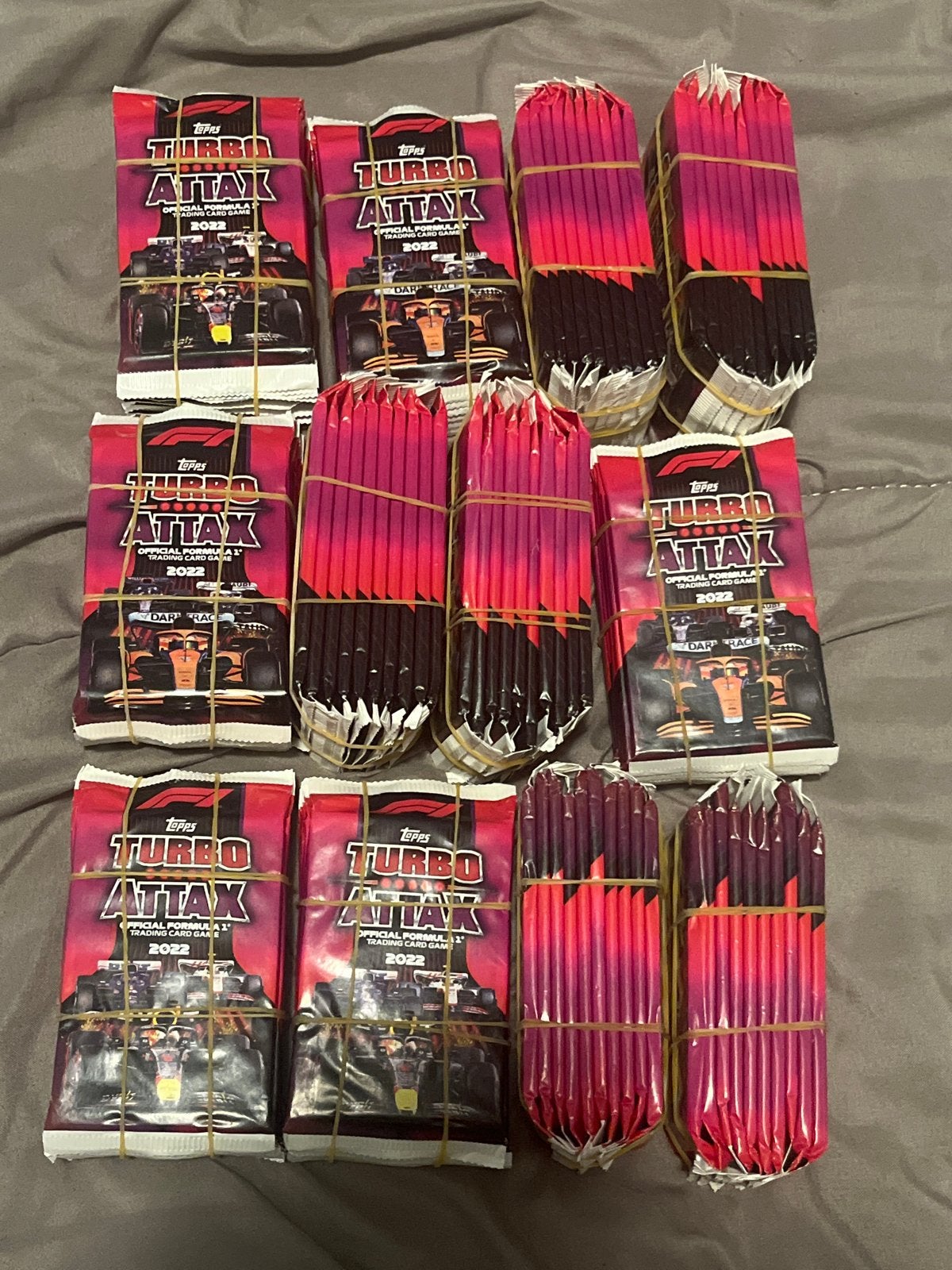 120x Topps Turbo Attax 2022 F1 Trading Card Game Boosters, Ophalen of Verzenden, Nieuw, Booster