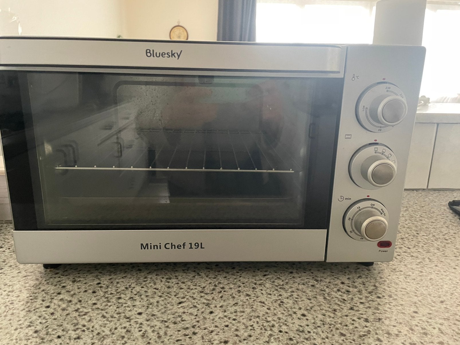 Bluesky Mini Chef 19L Oven camping mini oven grill, Minder dan 45 cm, Ophalen of Verzenden, Zo goed als nieuw, Vrijstaand