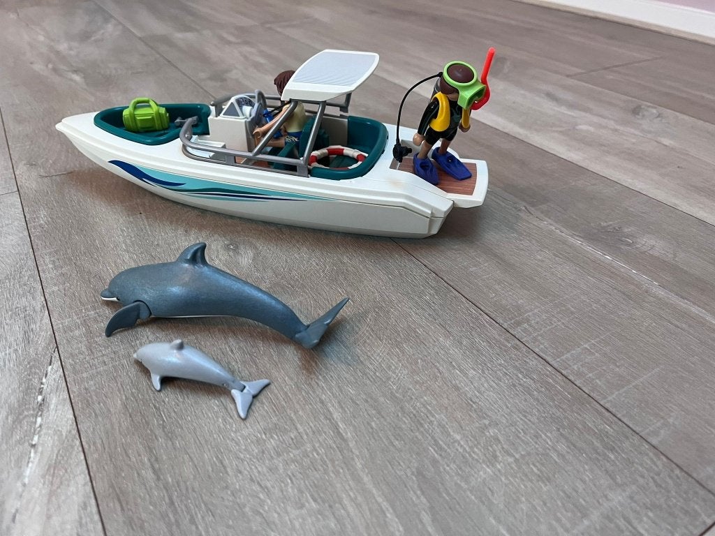 Playmobil duiktrip met plezierboot 6981, Ophalen, Zo goed als nieuw, Complete set
