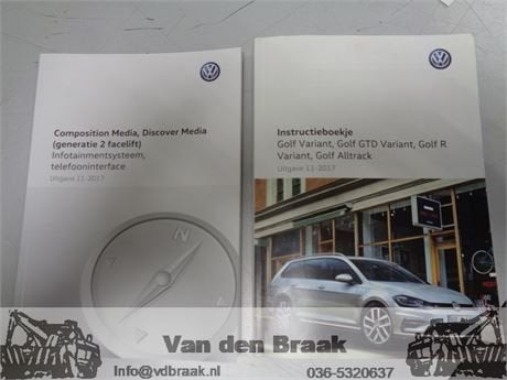 Volkswagen Golf 2012-2020 Instructieboekje, Ophalen of Verzenden