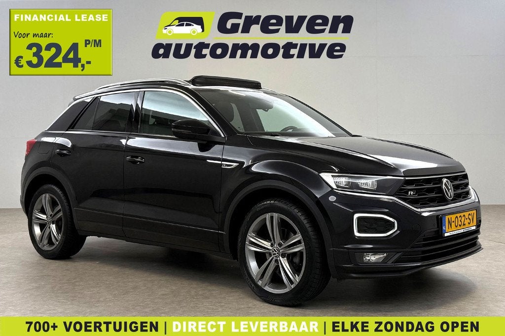 Volkswagen T-Roc 1.5 TSI R-Line | Pano | Sfeer | Virtual | T, Auto's, Volkswagen, Euro 6, 4 cilinders, 150 pk, Zwart