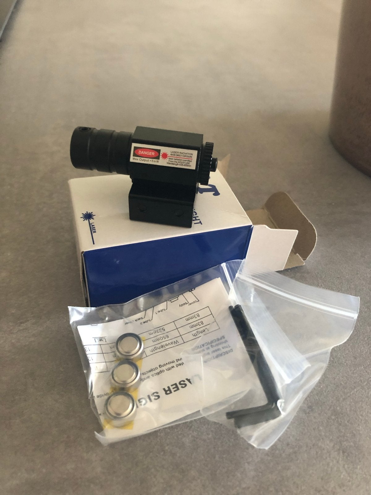 Lasersight voor luchtbuks of paintball, Ophalen of Verzenden, Nieuw
