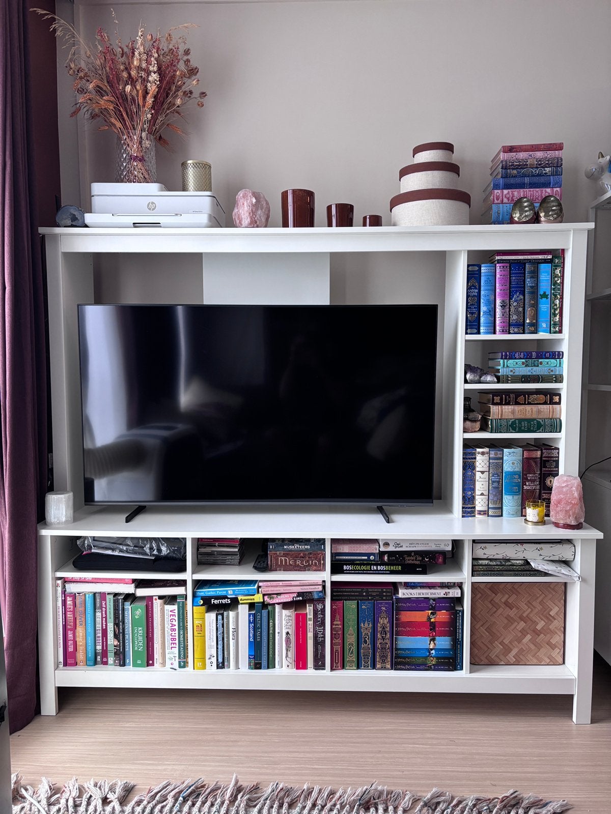 Ikea Tomnäs TV-meubel/ Tv-kast wit, Ophalen, Gebruikt, Overige materialen, Landelijk, scandi