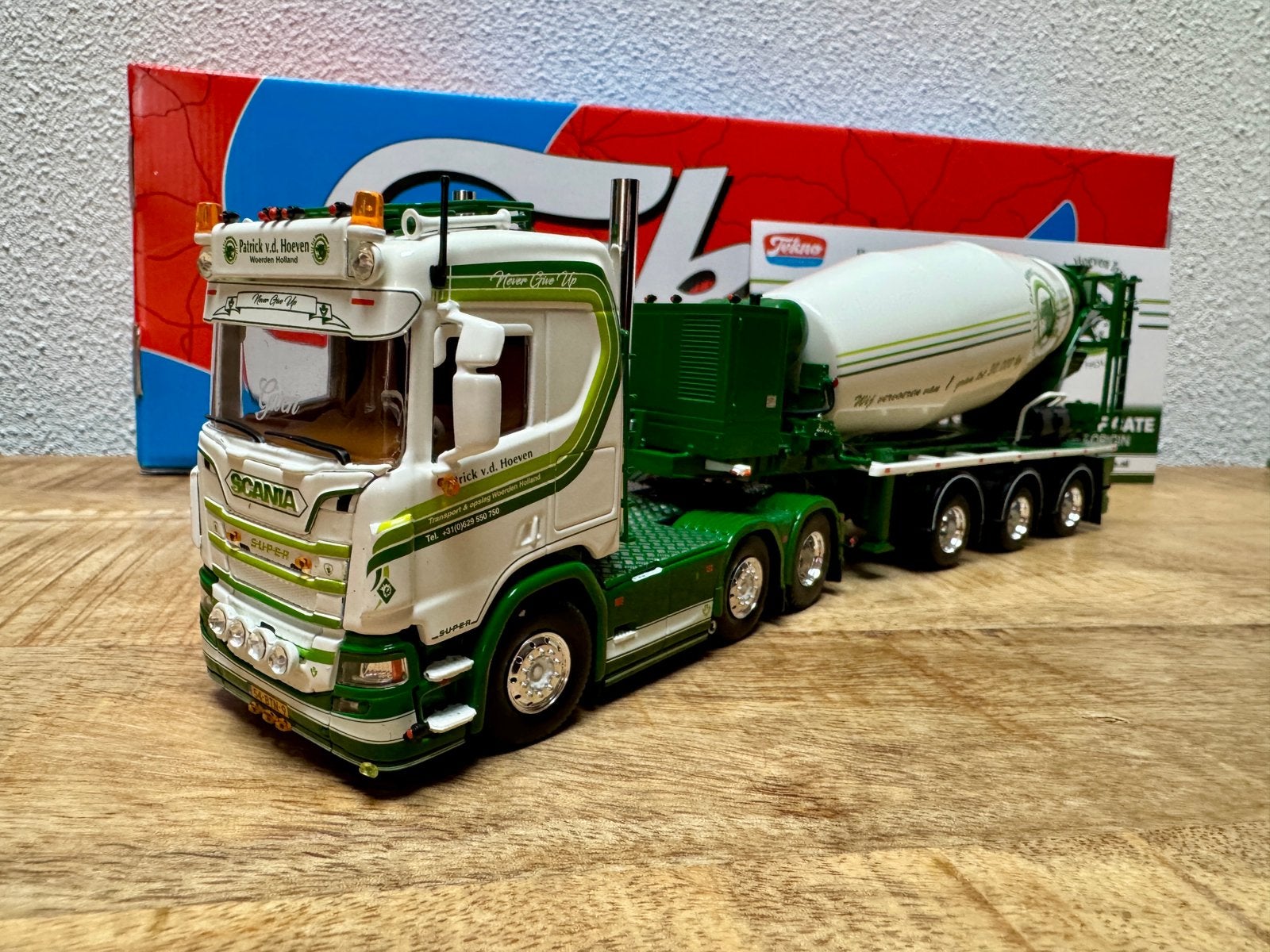 Tekno Scania Next Gen R530 met betonmixer Patrick vd Hoeven, Ophalen of Verzenden, Nieuw, Bus of Vrachtwagen, Tekno